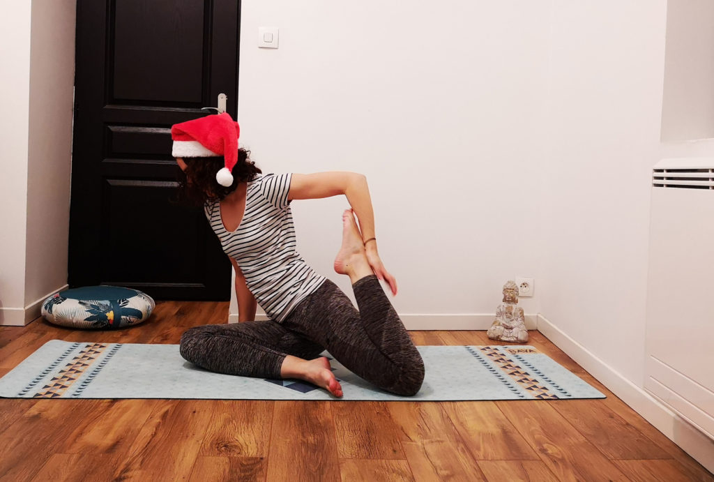 posture de la sirène yoga
