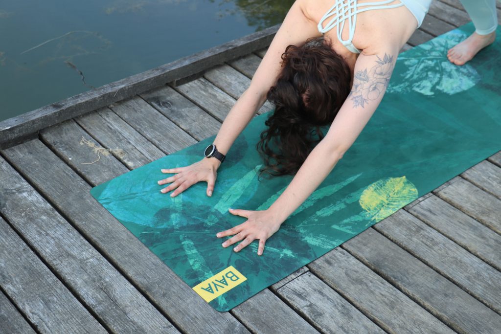 Tapis De Yoga Baya Power Bombay – 4,5 Mm – Bleu – Fabriqué En Allemagne – Neuf
